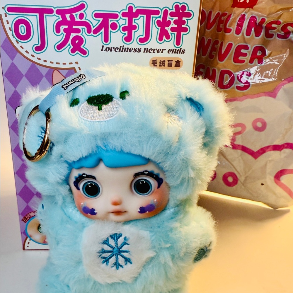 Nommi Plush Keychain Doll-Plush Nommi- Cute Gift for her-“Loveliness Never Ends"
